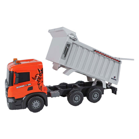2-play scania vrachtwagen kiepwagen frictie met licht en geluid