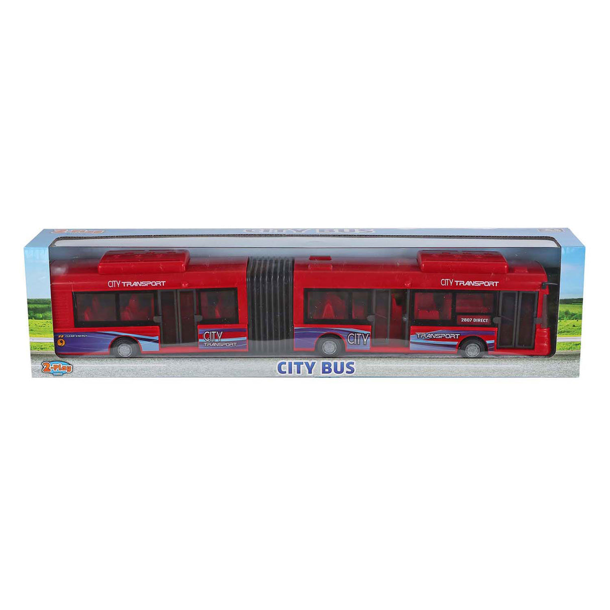 2-play gelede bus, 39cm