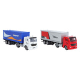 2-play vrachtwagen die-cast, 12cm