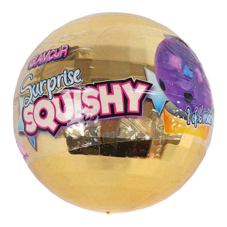Glamour surprise glitterbal met verrassings squishy