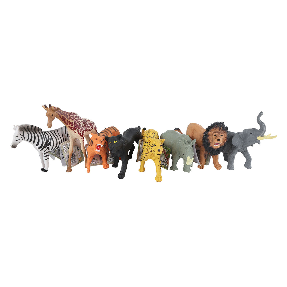 Jungle expedition wilde dieren - 8st.