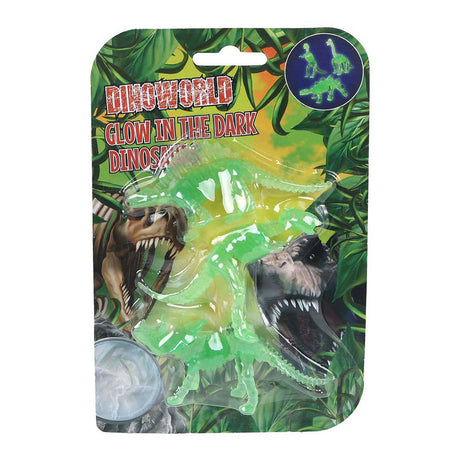 Dinoworld 3d dinosaurus glow in the dark 3 stuks assorti