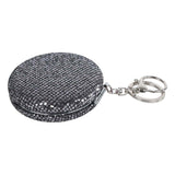 Glamour spiegeltje diamantjes - 7,5cm