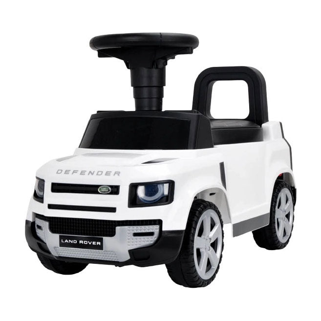 Land rover loopauto wit met geluid - 67 cm