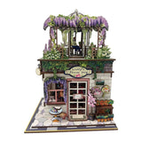 Woodworks houten bouwpakket flower shop met licht - 238dlg.