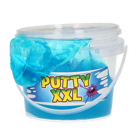 Van manen slijmemmer putty xxl glitter junior 350 gram blauw