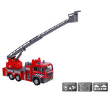 Kids globe die-cast brandweer ladderwagen nl, 16cm