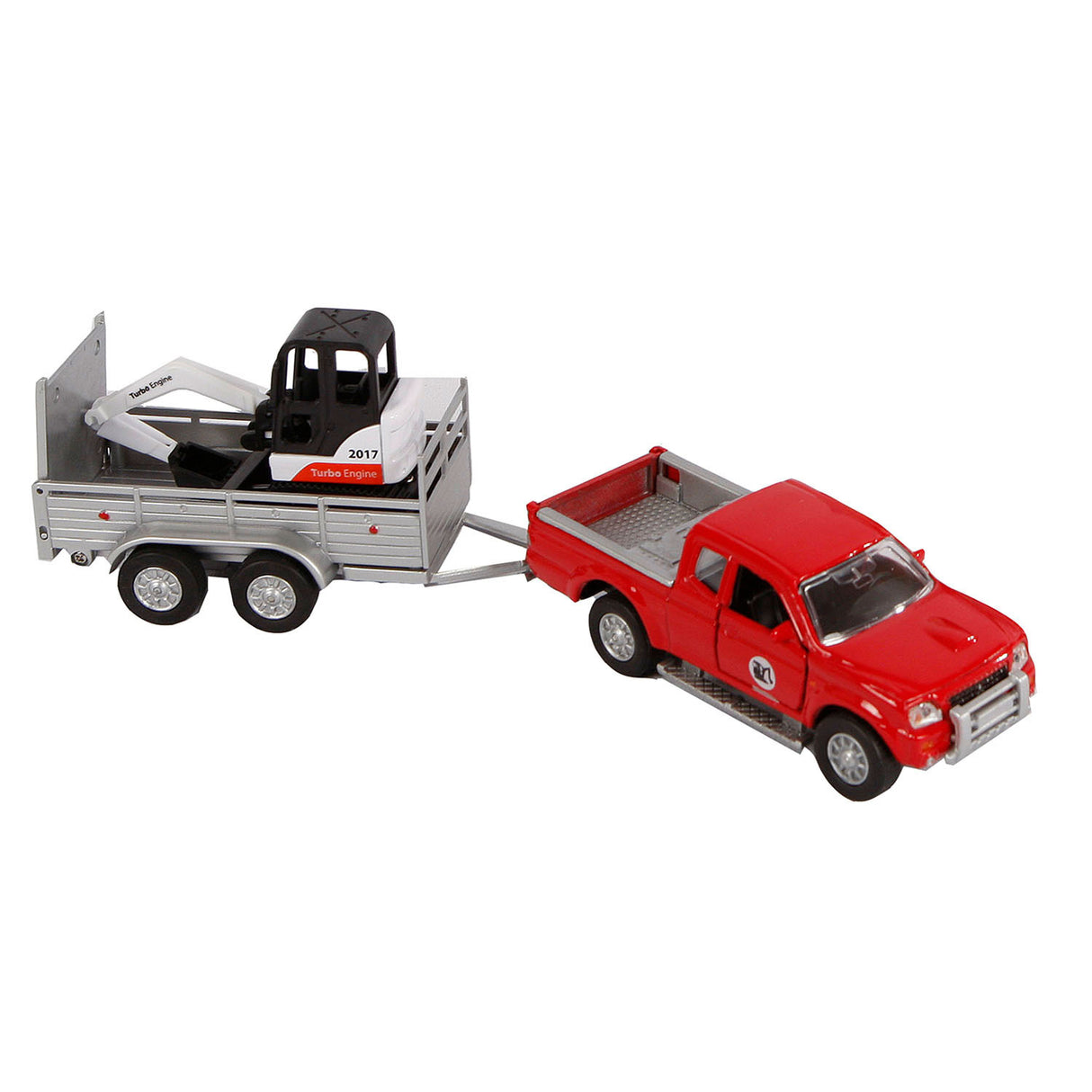 Kids Globe Globe Die-cast Mitsubishi met Minigraver, 27cm