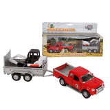 Kids Globe Globe Die-cast Mitsubishi met Minigraver, 27cm