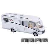 Kids globe die-cast carthago camper met licht, 16cm