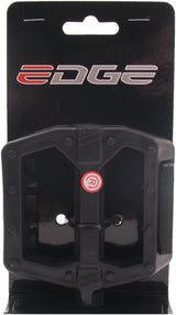 Edge pedaalset bmx breed kunststof zwart
