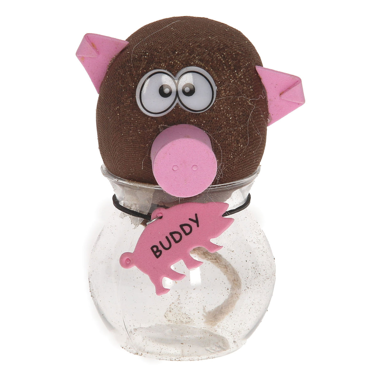 Toys amsterdam grasvriendjes varken junior 12,5 cm vilt bruin