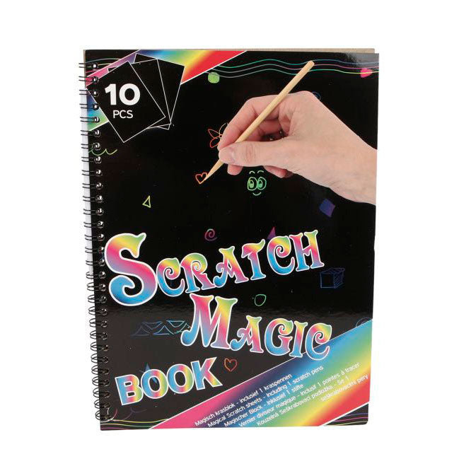 Color Scratch Boek A4, 10 pagina's