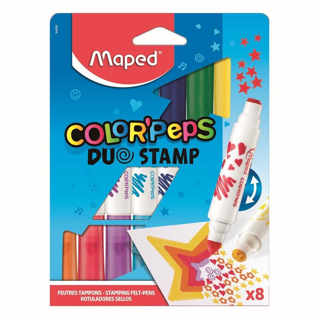 Maped maped color'peps duo viltstiften 8 stuks