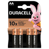Duracell plus aa batterij lr6 mn1500 1,5v<br> kaart a 4 stuks