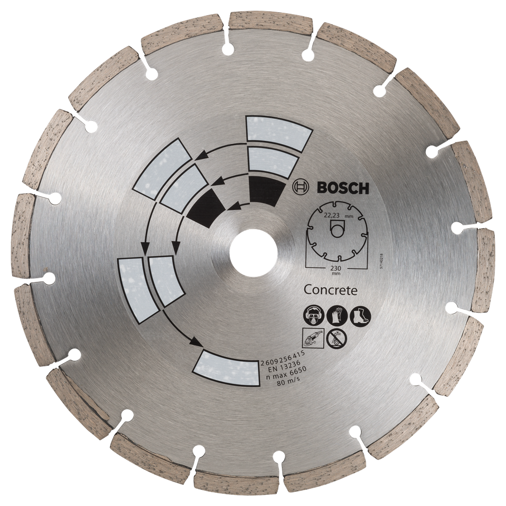 Bosch accessoires diamantdoorslijpschijf beton | 230 mm - 2609256415