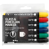 Creativ company https: www.cchobby.nl glas-en-porseleinstiften-lijndikte-1-3-mm-semi-dekkend-6-stuk-1-doos