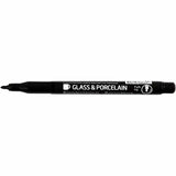 Creativ company https: www.cchobby.nl contourstift-voor-glas-en-porselein-lijndikte-1-3-mm-semi-dekkend-zwart-1-stuk