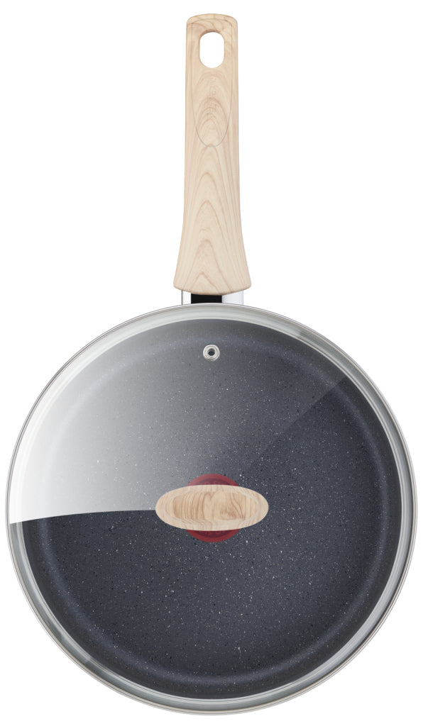 Tefal kookgerei tefal natural hapjespan oslash; 24 cm met deksel