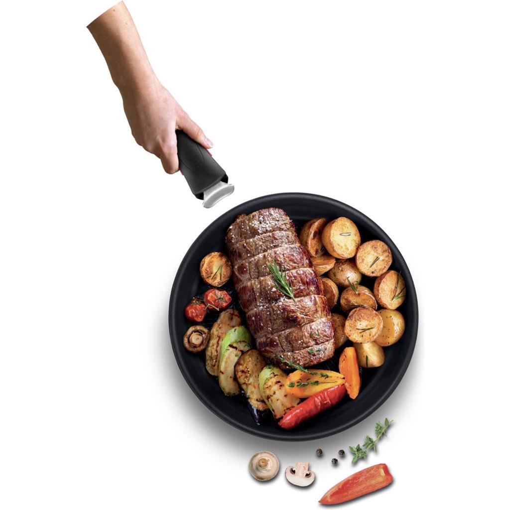 Tefal kookgerei tefal ingenio unlimited koekenpannen 24+28 cm met handgreep zwart