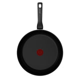 Tefal kookgerei tefal renew black koekenpan 28 cm zwart