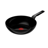 Tefal kookgerei tefal renew black wokpan 28 cm zwart