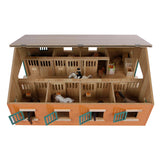 Kids globe paardenstal met 7 boxen, 1:24