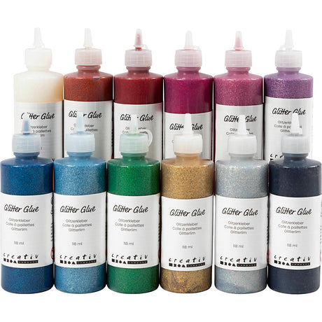 Creativ company https: www.cchobby.nl glitterlijm-diverse-kleuren-12x118-ml-1-doos