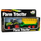 Kids Globe Globe Tractor met Aanhanger Licht Geluid 1:32