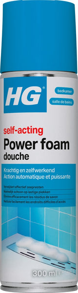 Hg - badkamer - badkamerreiniger - power foam douche - zelf-activerend - 300 ml - 1 stuk