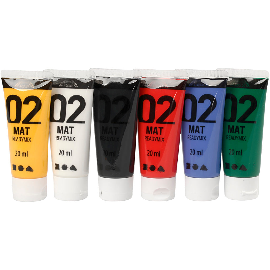 Http: www.cchobby.nl acrylverf-mat-standaardkleuren-6x20-ml-1-doos