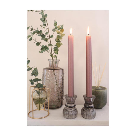 Ideas 4 seasons dinerkaars bliss roze set a 3 stuks ø2,2xh25cm