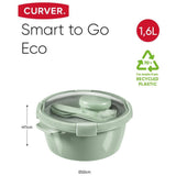 Curver curver to go lunchset 1,6l + bestekset + sauscup