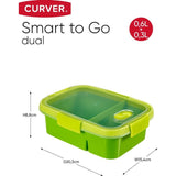 Curver curver to go duo lunchbox 0,6+0,3l