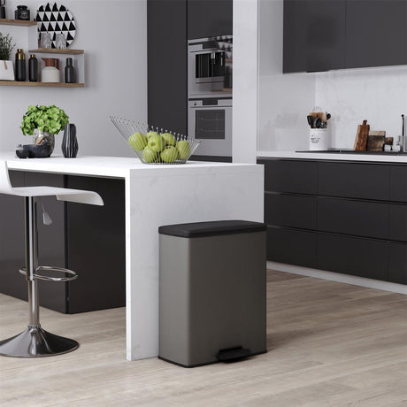 Curver decobin pedaalemmer 65l cool grey
