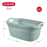 Curver Curver Wasmand Knit 40 L lichtblauw