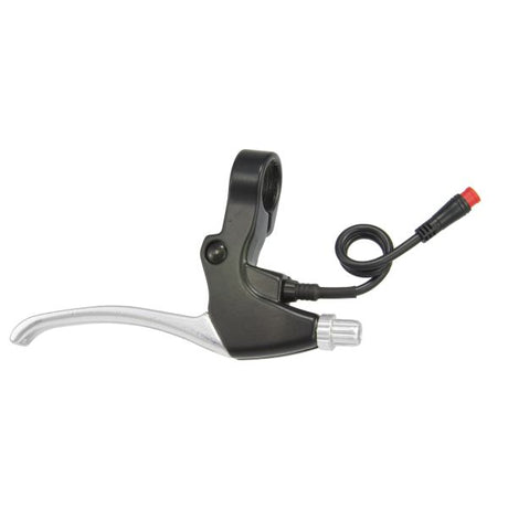 Saccon lebk74a5p05 remgreep set e-bike met remonderbreker zwart zilver