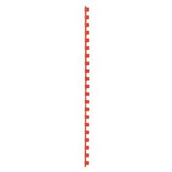 Gbc combbind bindruggen rood - a4 - 8 mm - 100 stuks