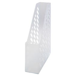 Tijdschriftencassette han 1602 polystyreen voor a4 32x7,6x24,8cm transparant