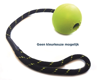 Happy pet tough toys bal aan touw rubber