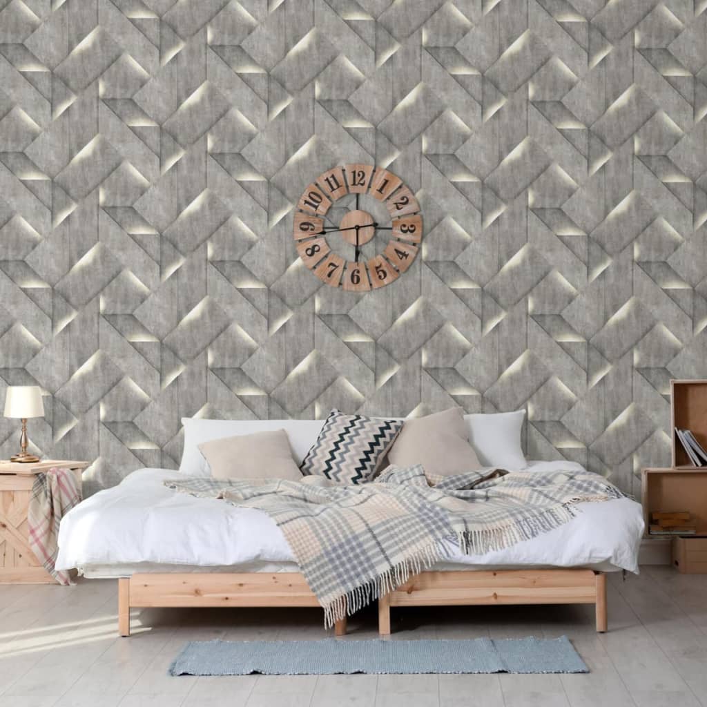 Dutch wallcoverings behang onyx donkergrijs