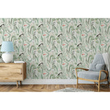 Dutch wallcoverings dutch wallcoverings behang mintkleurig