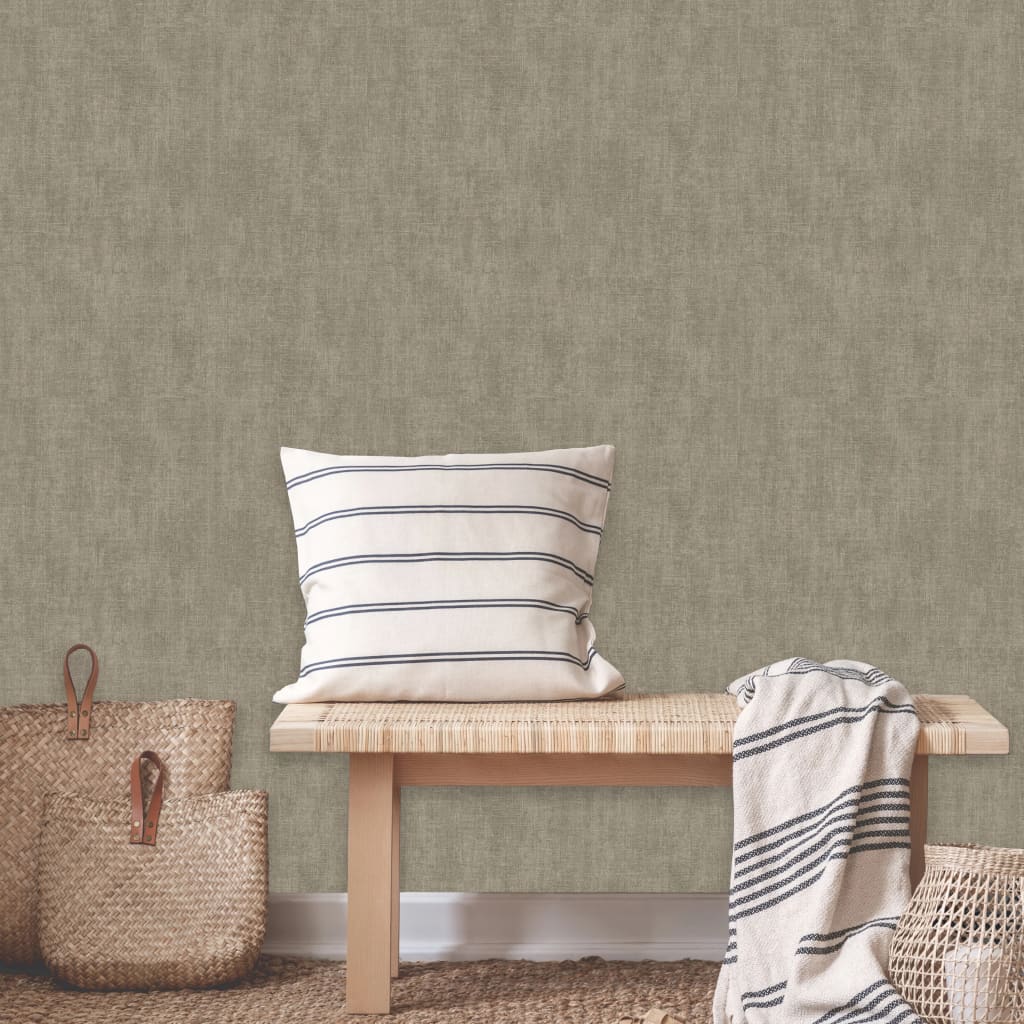 Dutch wallcoverings dutch wallcoverings behang effen grijs-bruin