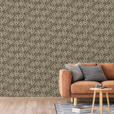 Dutch wallcoverings behang galactic bruin en wit