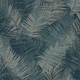 DUTCH WALLCOVERINGS DUTCH WALLCOVERINGS Behang Palm petrolblauw