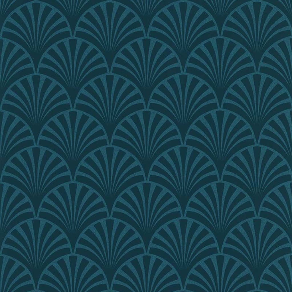 Noordwand Noordwand Behang couleurs matières 20's Pattern Artdeco blauw