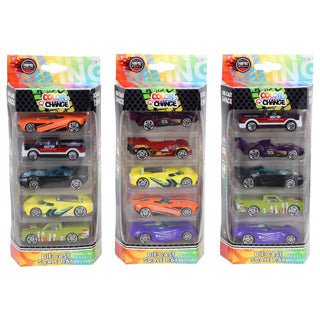 Rapid wheels auto die cast color change 5 pack | 4 stuks