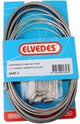 Elvedes Remkabelset 1700 2350 mm RVS zilver grijs