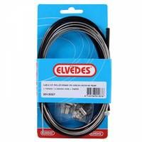 ELVEDES Rollerbrake kabelkit BR-IM85 81 55 45 1700mm 2250mm RVS zwart (op kaart)