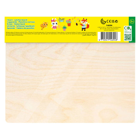 Ses houten puzzel met slotjes | 8 stuks